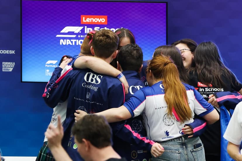 Team Hugging Photo